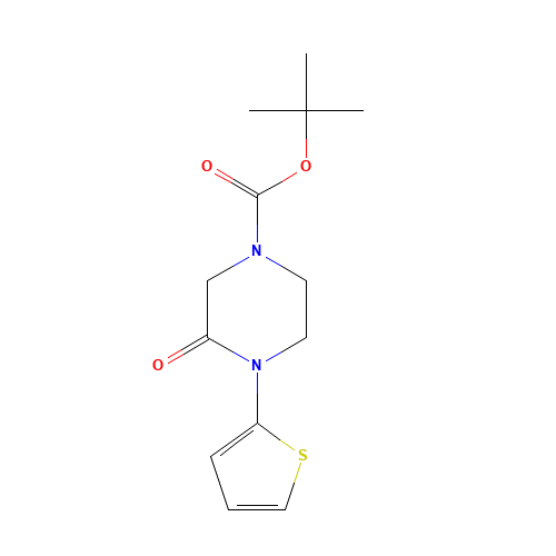 tert-butyl 3-oxo-4-thiophen-2-ylpiperazine-1-carboxylate (CAS: 1284249-91-7) - Related Chemical Product