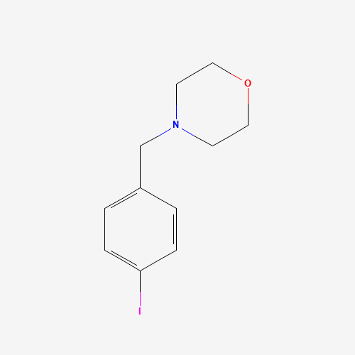 4-[(4-iodophenyl)methyl]morpholine (CAS: 299159-27-6) - Chemical Structure and Molecular Formula 