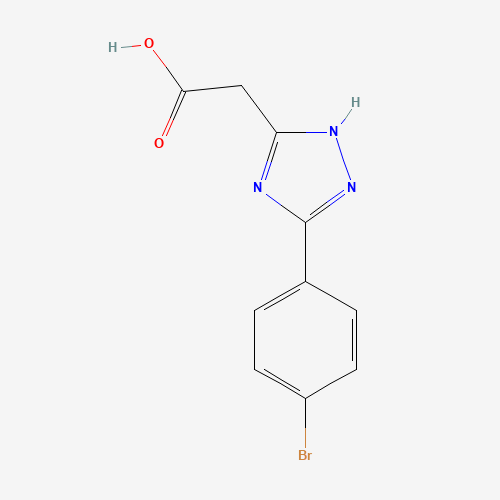 2-[3-(4-bromophenyl)-1H-1,2,4-triazol-5-yl]acetic acid (CAS: 885281-00-5) - Related Chemical Product