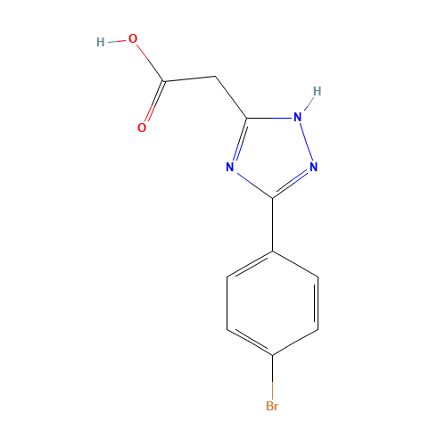 2-[3-(4-bromophenyl)-1H-1,2,4-triazol-5-yl]acetic acid (CAS: 885281-00-5) - Related Chemical Product