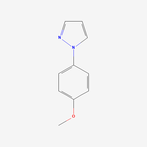 1-(4-methoxyphenyl)pyrazole (CAS: 35715-67-4) - Chemical Structure and Molecular Formula 
