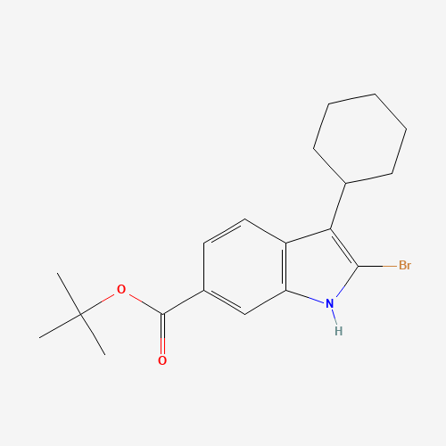 tert-butyl 2-bromo-3-cyclohexyl-1H-indole-6-carboxylate (CAS: 879498-90-5) - Related Chemical Product