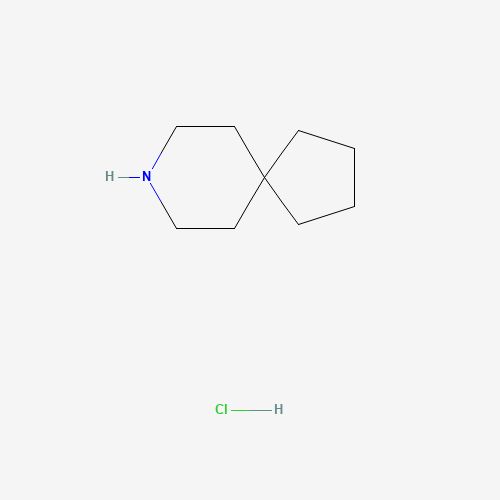8-azaspiro[4.5]decane;hydrochloride (CAS: 1123-30-4) - Chemical Structure and Molecular Formula 