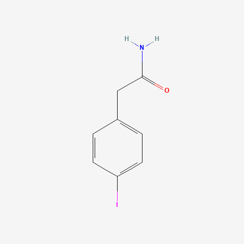 2-(4-iodophenyl)acetamide (CAS: 84863-81-0) - Chemical Structure and Molecular Formula 