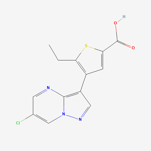 4-(6-chloropyrazolo[1,5-a]pyrimidin-3-yl)-5-ethylthiophene-2-carboxylic acid (CAS: 1314894-10-4) - Related Chemical Product