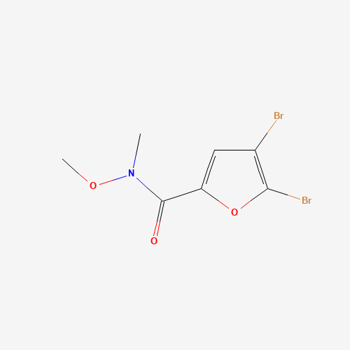 4,5-dibromo-N-methoxy-N-methylfuran-2-carboxamide (CAS: 502639-02-3) - Related Chemical Product