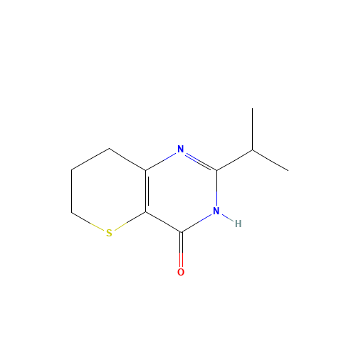 2-propan-2-yl-1,6,7,8-tetrahydrothiopyrano[3,2-d]pyrimidin-4-one (CAS: 117299-68-0) - Related Chemical Product