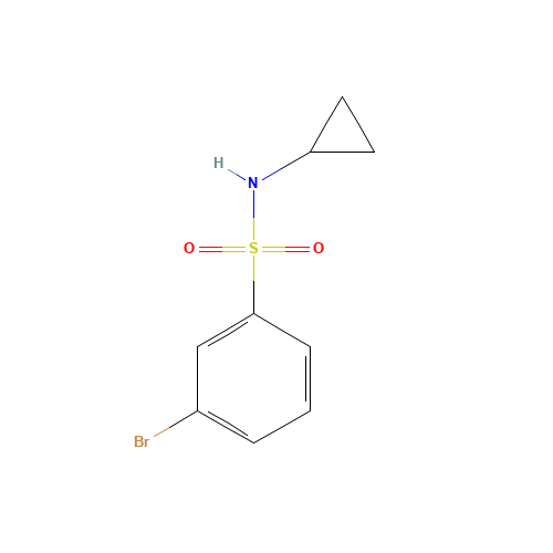 3-bromo-N-cyclopropylbenzenesulfonamide (CAS: 876694-43-8) - Related Chemical Product