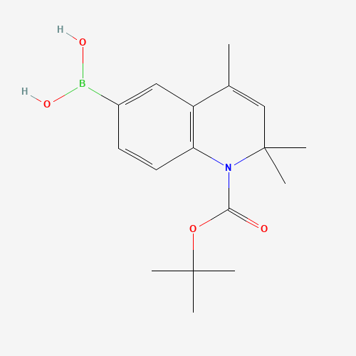 [2,2,4-trimethyl-1-[(2-methylpropan-2-yl)oxycarbonyl]quinolin-6-yl]boronic acid (CAS: 179894-36-1) - Related Chemical Product