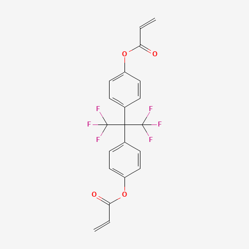[4-[1,1,1,3,3,3-hexafluoro-2-(4-prop-2-enoyloxyphenyl)propan-2-yl]phenyl] prop-2-enoate (CAS: 108050-41-5) - Related Chemical Product