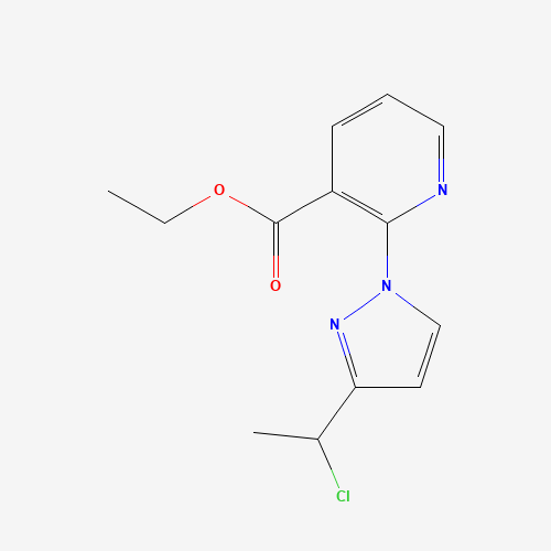 ethyl 2-[3-(1-chloroethyl)pyrazol-1-yl]pyridine-3-carboxylate (CAS: 1547119-56-1) - Related Chemical Product