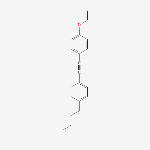 1-ethoxy-4-[2-(4-pentylphenyl)ethynyl]benzene (CAS: 95480-29-8) - Chemical Structure and Molecular Formula 