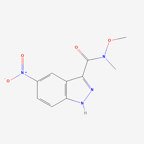 N-methoxy-N-methyl-5-nitro-1H-indazole-3-carboxamide (CAS: 1094505-08-4) - Related Chemical Product