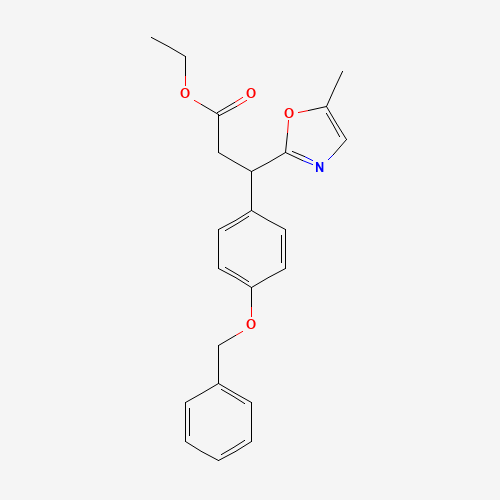ethyl 3-(5-methyl-1,3-oxazol-2-yl)-3-(4-phenylmethoxyphenyl)propanoate (CAS: 865233-93-8) - Related Chemical Product