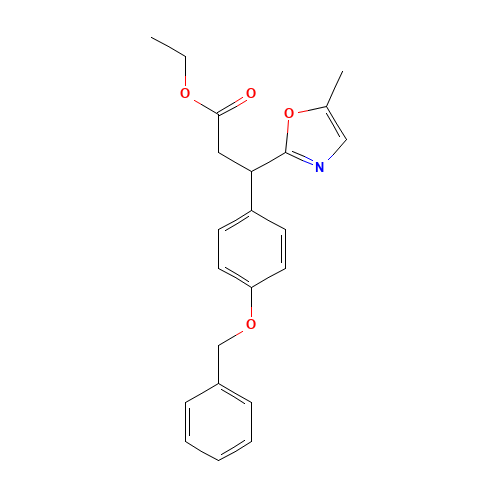 ethyl 3-(5-methyl-1,3-oxazol-2-yl)-3-(4-phenylmethoxyphenyl)propanoate (CAS: 865233-93-8) - Related Chemical Product