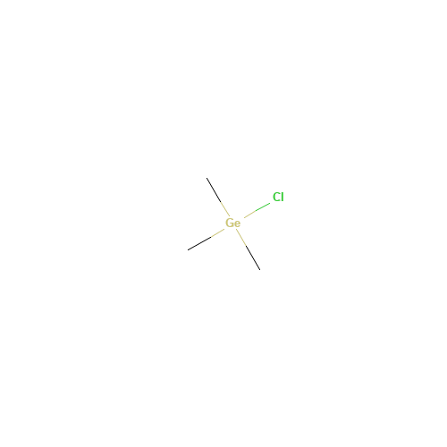 chloro(trimethyl)germane (CAS: 1529-47-1) - Chemical Structure and Molecular Formula 