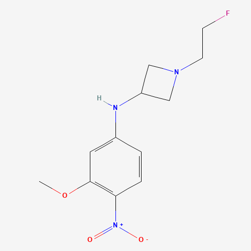 1-(2-fluoroethyl)-N-(3-methoxy-4-nitrophenyl)azetidin-3-amine (CAS: 1375465-23-8) - Related Chemical Product