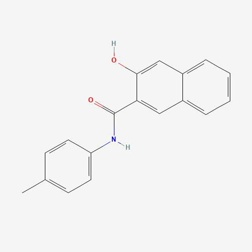 3-hydroxy-N-(4-methylphenyl)naphthalene-2-carboxamide (CAS: 3651-62-5) - Related Chemical Product