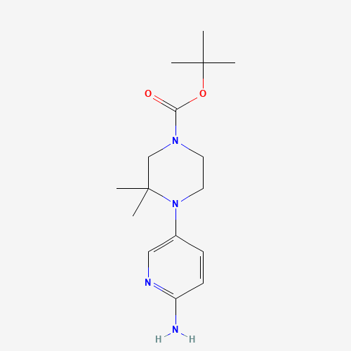 tert-butyl 4-(6-aminopyridin-3-yl)-3,3-dimethylpiperazine-1-carboxylate (CAS: 1433990-39-6) - Related Chemical Product