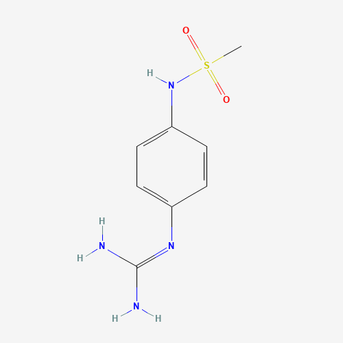 N-amino-N'-[4-(methanesulfonamido)phenyl]methanimidamide (CAS: 677752-76-0) - Chemical Structure and Molecular Formula 