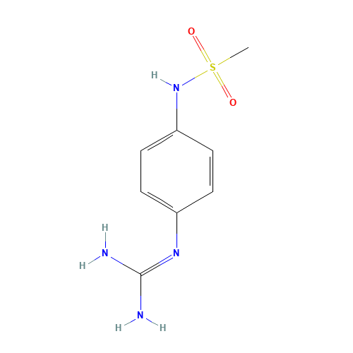 N-amino-N'-[4-(methanesulfonamido)phenyl]methanimidamide (CAS: 677752-76-0) - Chemical Structure and Molecular Formula 