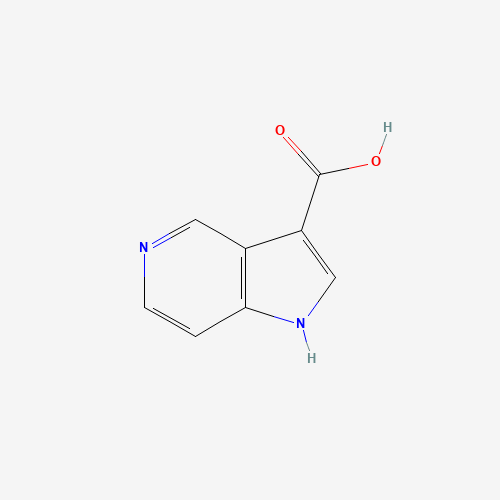1H-pyrrolo[3,2-c]pyridine-3-carboxylic acid (CAS: 119248-43-0) - Chemical Structure and Molecular Formula 
