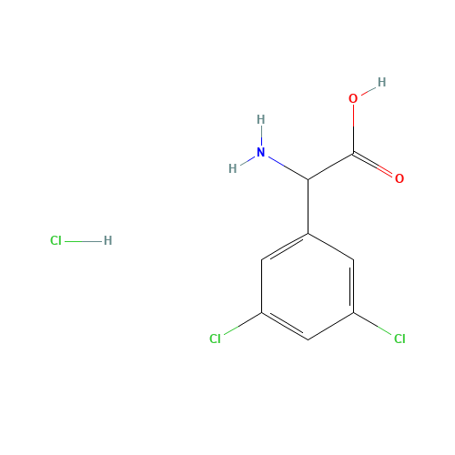 2-amino-2-(3,5-dichlorophenyl)acetic acid;hydrochloride (CAS: 1137014-87-9) - Related Chemical Product