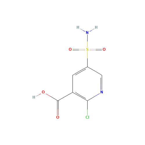 2-chloro-5-sulfamoylpyridine-3-carboxylic acid (CAS: 716359-17-0) - Related Chemical Product