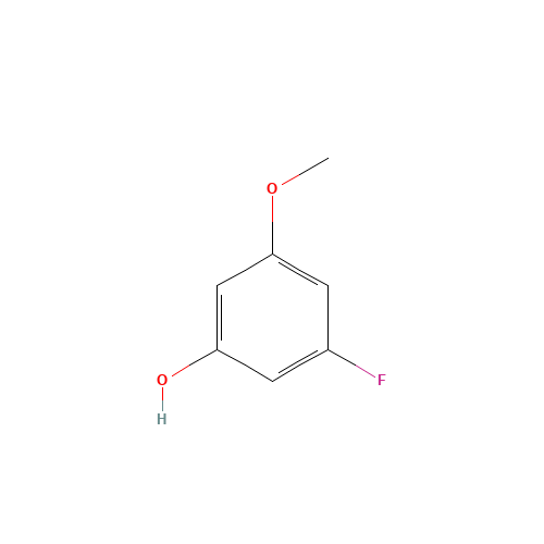 3-fluoro-5-methoxyphenol (CAS: 850793-25-8) - Chemical Structure and Molecular Formula 