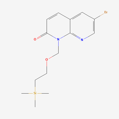 6-bromo-1-(2-trimethylsilylethoxymethyl)-1,8-naphthyridin-2-one (CAS: 1428558-13-7) - Related Chemical Product