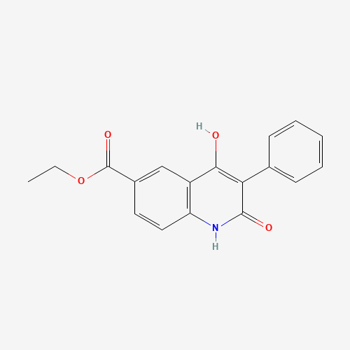 ethyl 4-hydroxy-2-oxo-3-phenyl-1H-quinoline-6-carboxylate (CAS: 885060-90-2) - Related Chemical Product