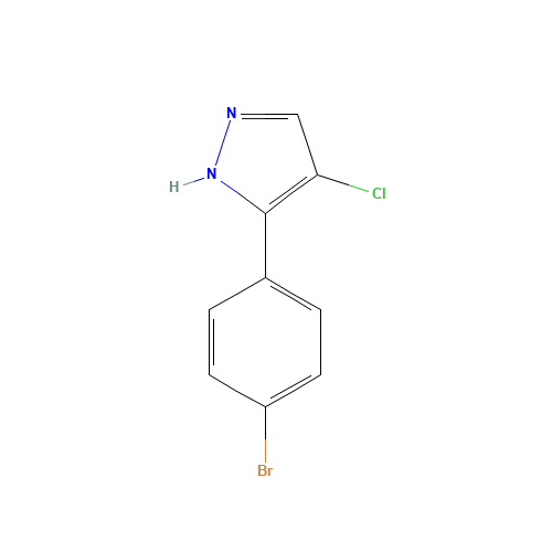 5-(4-bromophenyl)-4-chloro-1H-pyrazole (CAS: 17978-26-6) - Related Chemical Product