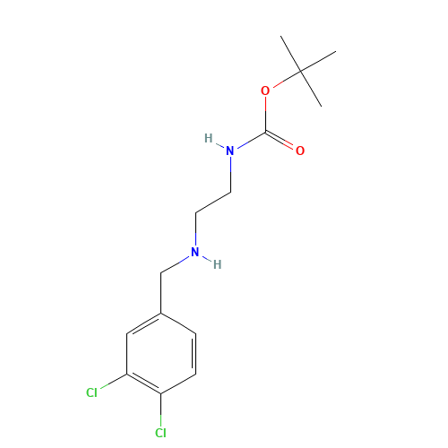 tert-butyl N-[2-[(3,4-dichlorophenyl)methylamino]ethyl]carbamate (CAS: 845723-26-4) - Related Chemical Product