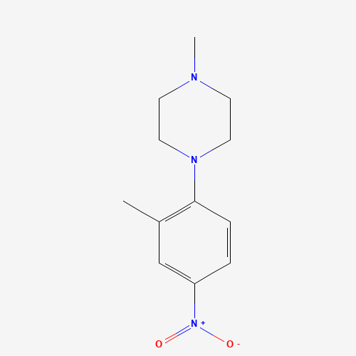 1-methyl-4-(2-methyl-4-nitrophenyl)piperazine (CAS: 681004-49-9) - Related Chemical Product