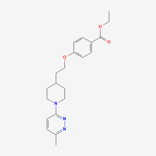ethyl 4-[2-[1-(6-methylpyridazin-3-yl)piperidin-4-yl]ethoxy]benzoate (CAS: 124436-59-5) - Related Chemical Product