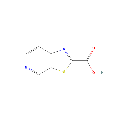 [1,3]thiazolo[5,4-c]pyridine-2-carboxylic acid (CAS: 757172-82-0) - Chemical Structure and Molecular Formula 