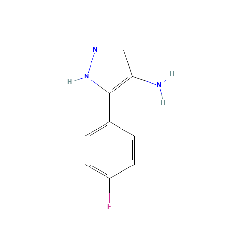 5-(4-fluorophenyl)-1H-pyrazol-4-amine (CAS: 91857-94-2) - Related Chemical Product
