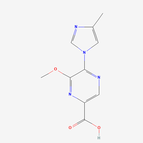 6-methoxy-5-(4-methylimidazol-1-yl)pyrazine-2-carboxylic acid (CAS: 1294003-44-3) - Related Chemical Product