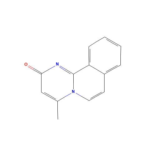 4-methylpyrimido[2,1-a]isoquinolin-2-one (CAS: 35729-54-5) - Chemical Structure and Molecular Formula 