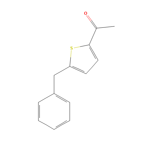 1-(5-benzylthiophen-2-yl)ethanone (CAS: 317335-12-9) - Chemical Structure and Molecular Formula 