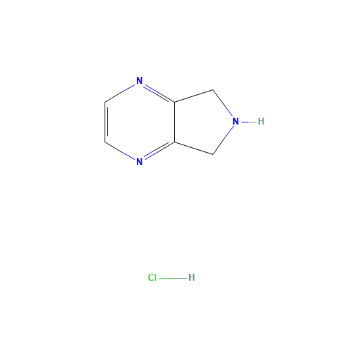 6,7-dihydro-5H-pyrrolo[3,4-b]pyrazine;hydrochloride (CAS: 1255099-34-3) - Related Chemical Product