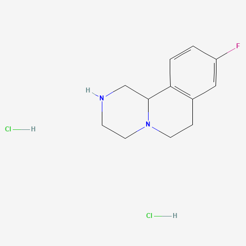9-fluoro-2,3,4,6,7,11b-hexahydro-1H-pyrazino[2,1-a]isoquinoline;dihydrochloride (CAS: 1188265-20-4) - Related Chemical Product