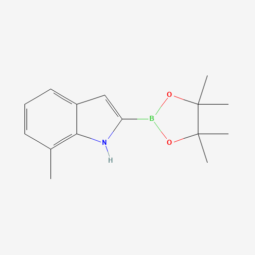 7-methyl-2-(4,4,5,5-tetramethyl-1,3,2-dioxaborolan-2-yl)-1H-indole (CAS: 912331-68-1) - Related Chemical Product