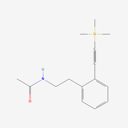 N-[2-[2-(2-trimethylsilylethynyl)phenyl]ethyl]acetamide (CAS: 1247092-39-2) - Related Chemical Product
