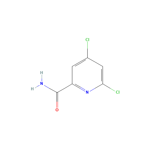 4,6-dichloropyridine-2-carboxamide (CAS: 98141-39-0) - Chemical Structure and Molecular Formula 