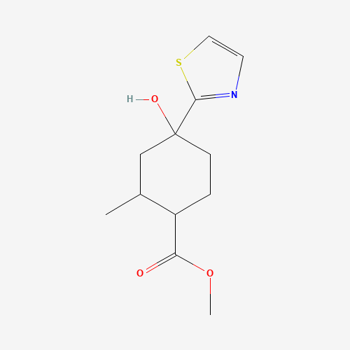 methyl 4-hydroxy-2-methyl-4-(1,3-thiazol-2-yl)cyclohexane-1-carboxylate (CAS: 1312678-17-3) - Related Chemical Product