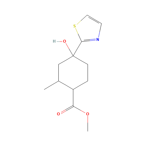 methyl 4-hydroxy-2-methyl-4-(1,3-thiazol-2-yl)cyclohexane-1-carboxylate (CAS: 1312678-17-3) - Related Chemical Product