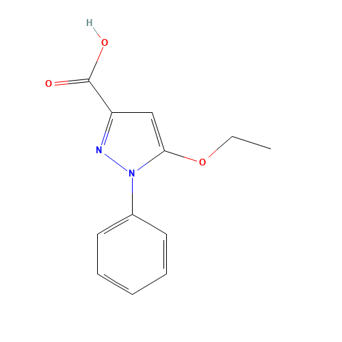 5-ethoxy-1-phenylpyrazole-3-carboxylic acid (CAS: 60872-15-3) - Related Chemical Product
