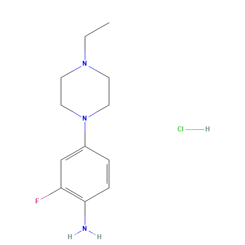 4-(4-ethylpiperazin-1-yl)-2-fluoroaniline;hydrochloride (CAS: 1197193-28-4) - Related Chemical Product