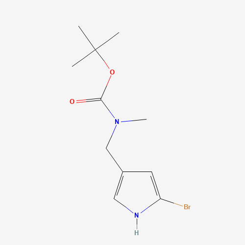 tert-butyl N-[(5-bromo-1H-pyrrol-3-yl)methyl]-N-methylcarbamate (CAS: 881678-16-6) - Related Chemical Product